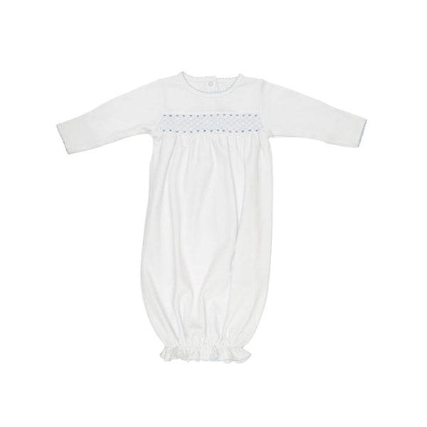 Sweetly Smocked Greeting Gown