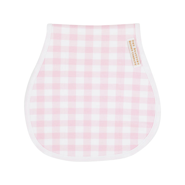 Gingham Oopsie Daisy Burp Cloth