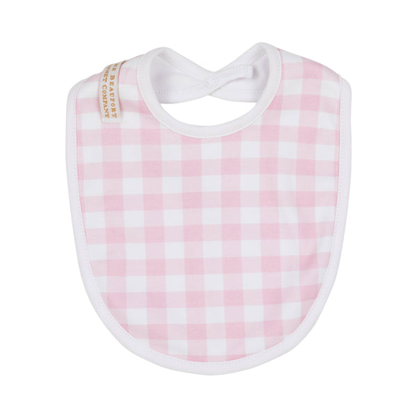 Gingham Burp Me Bib