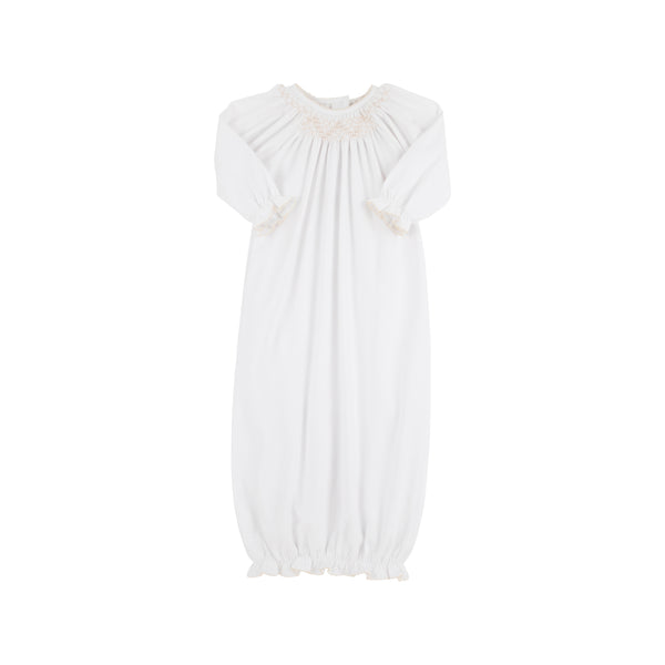 Sweetly Smocked Greeting Gown