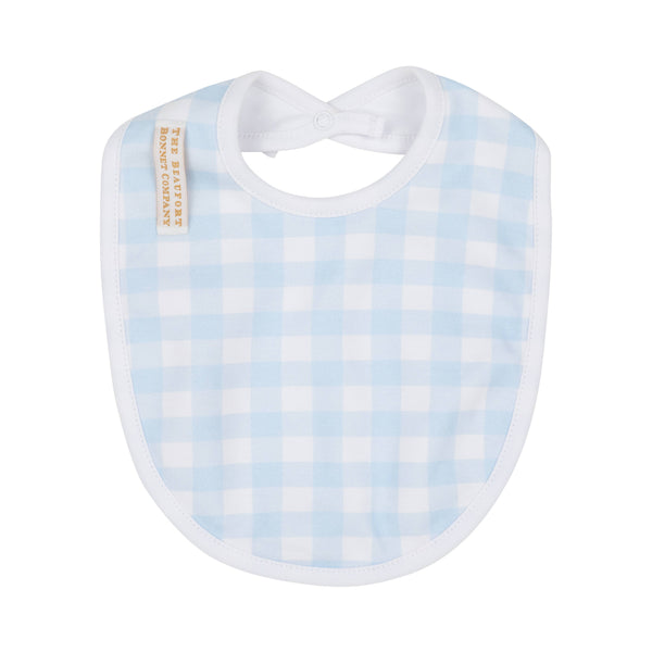 Gingham Burp Me Bib