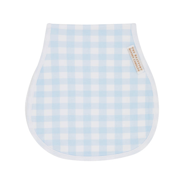 Gingham Oopsie Daisy Burp Cloth