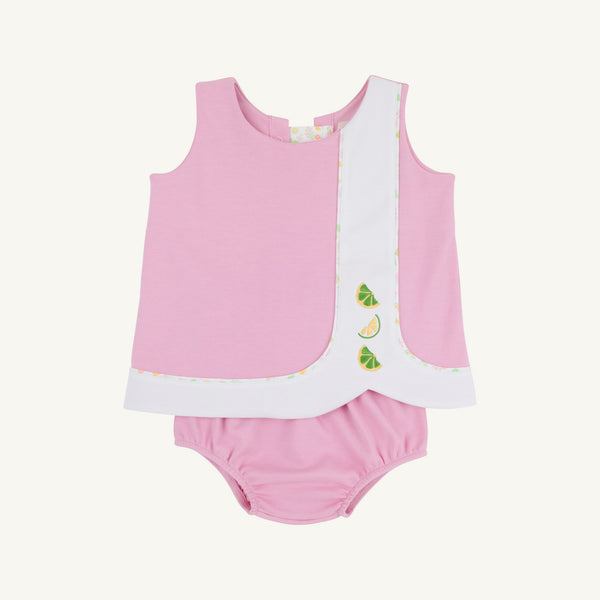 Pier Party Pink Citrus Style Tilly Snap Set- Bloomers