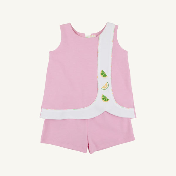 Pier Party Pink Citrus Style Tilly Snap Set- Bloomers