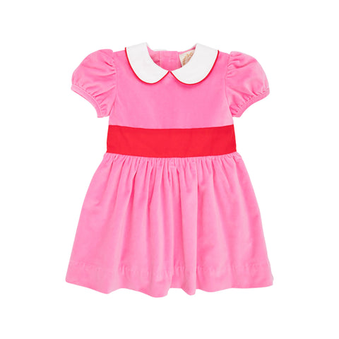 Cindy Lou Sash Velveteen Dress