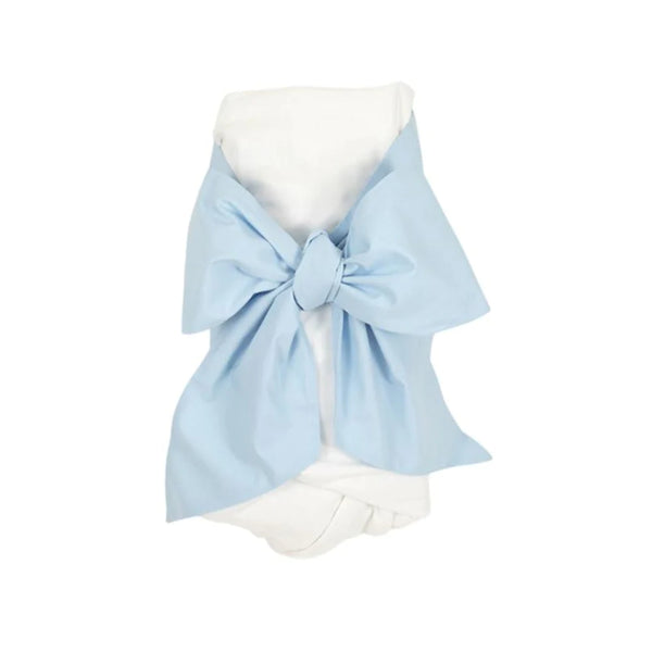 Broadcloth Bow Swaddle